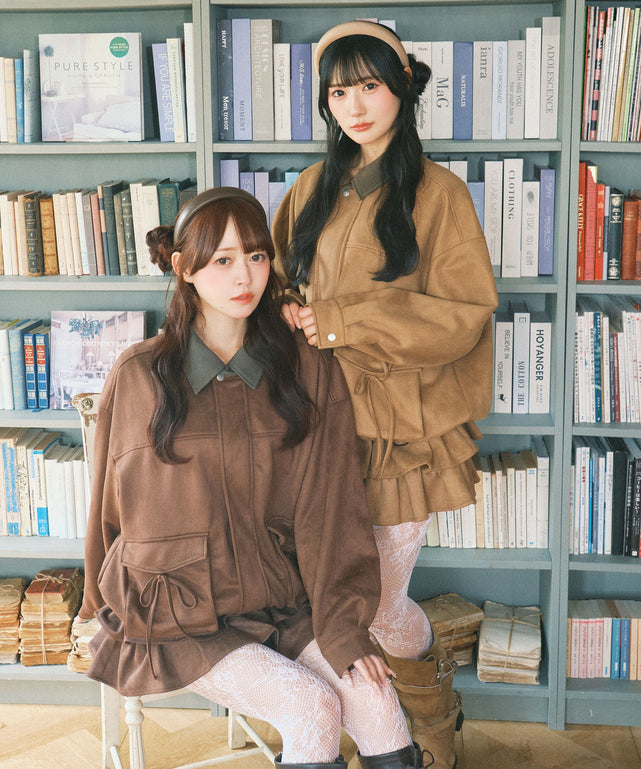 ブラウン モデル：162㎝ F着用/Dブラウン モデル：160㎝ F着用