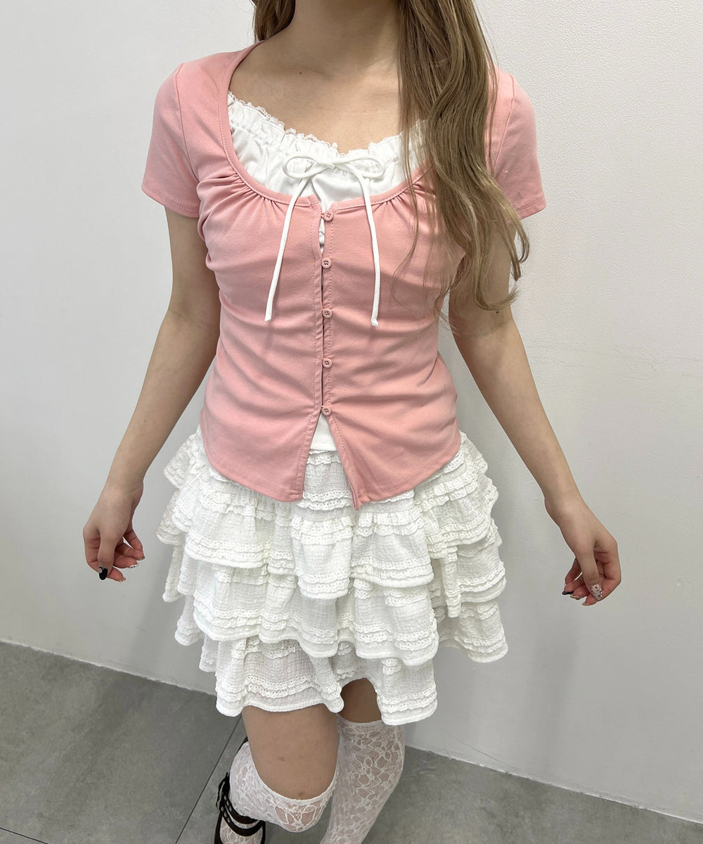 ピンク モデル：160㎝ F着用