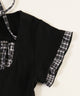 チェックレイヤードチョーカーTシャツ