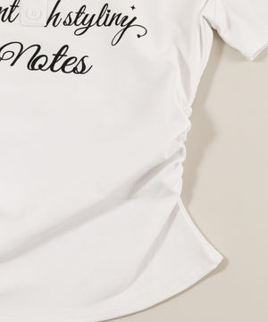 メッセージロゴヘンリーピチTシャツ