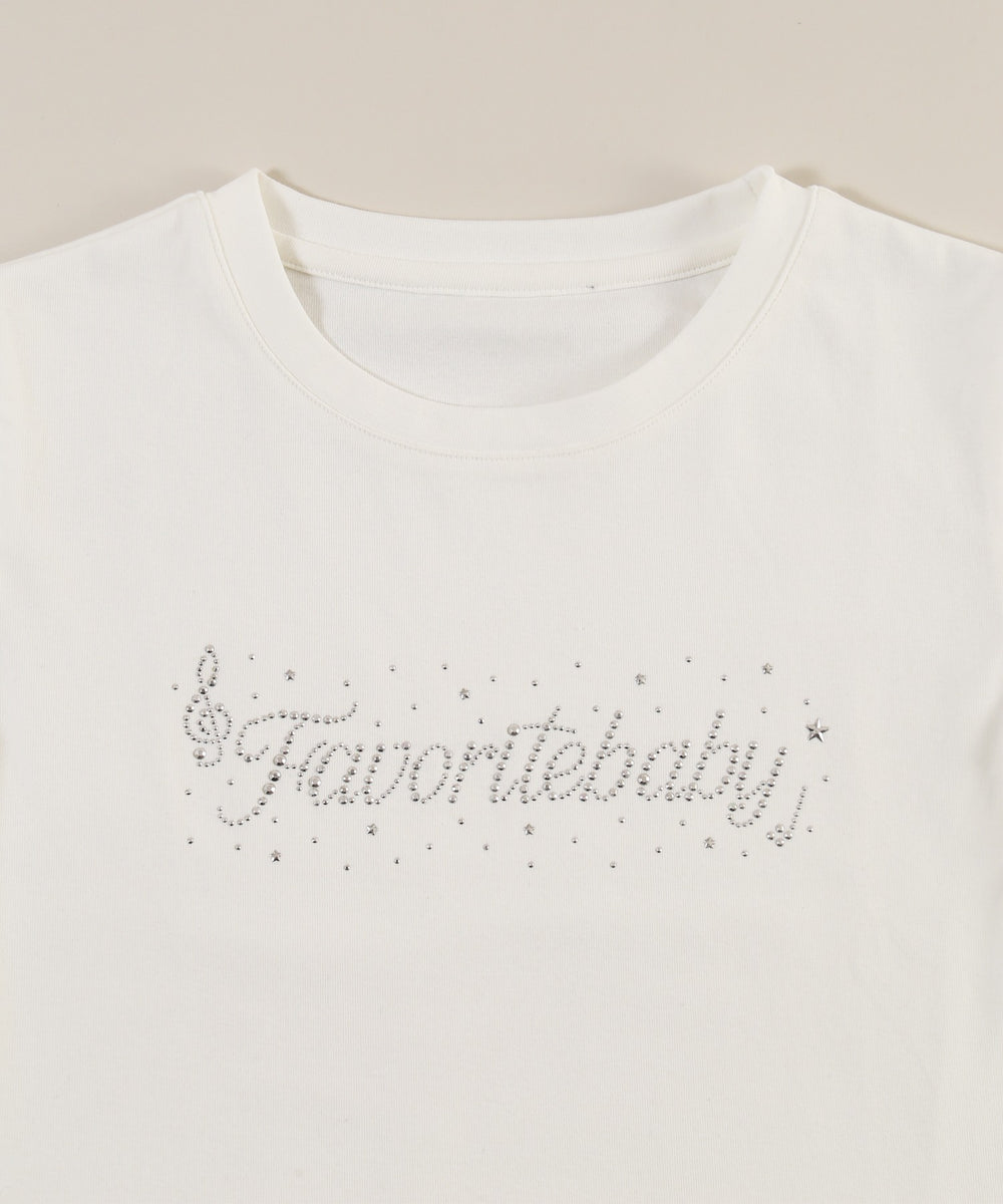 音符ロゴスタッズTシャツ