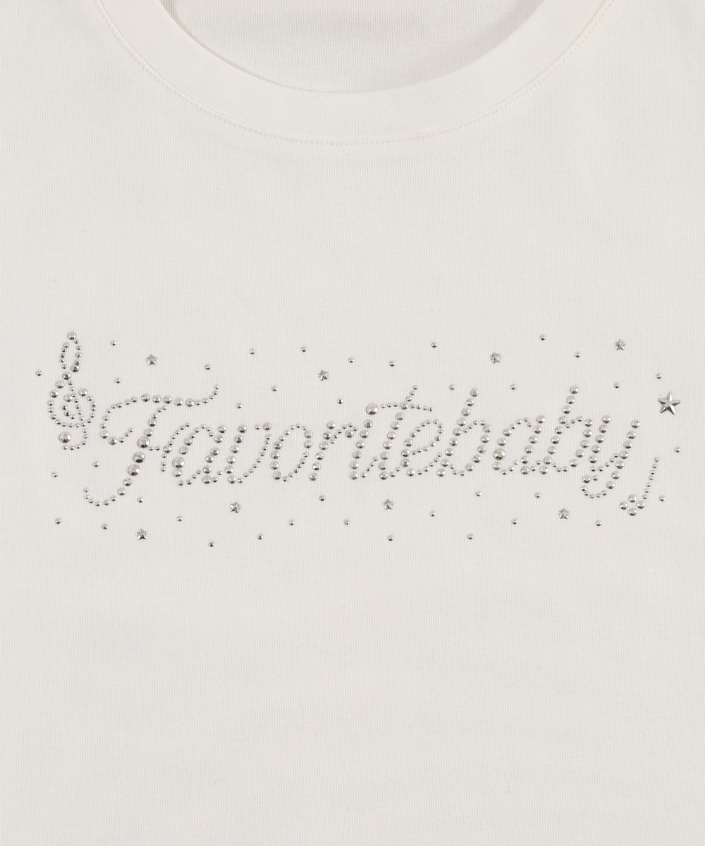 音符ロゴスタッズTシャツ