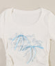 メッセージリボンTシャツ