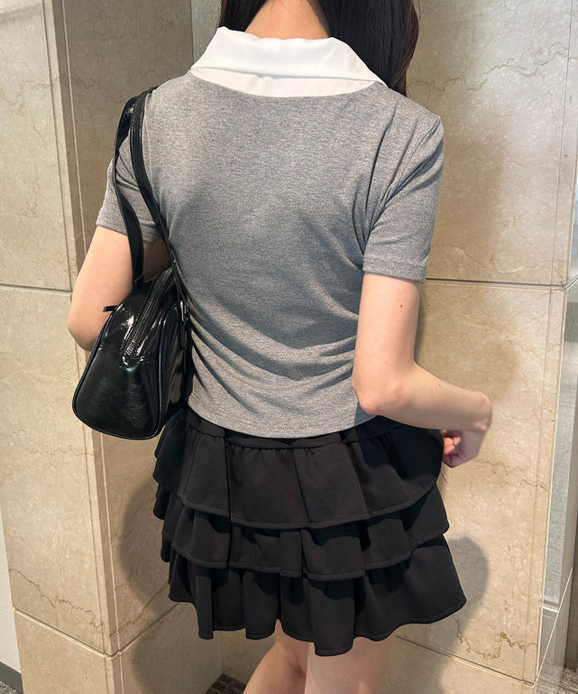 グレー モデル：157㎝ F着用