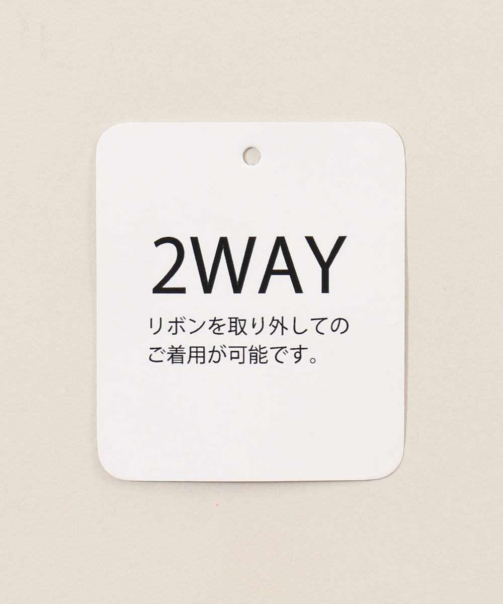 2WAYリボンミニスカート