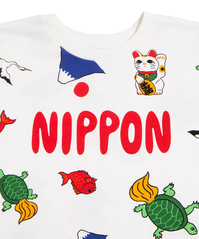 【新サイズ】NIPPON総柄スウェット