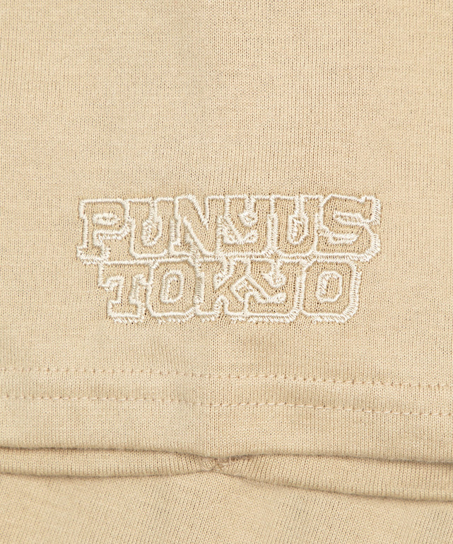 スリーブロゴ刺繍Tシャツ