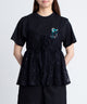 鎖ロゴ刺繍Tシャツ/身長:163cm サイズ1