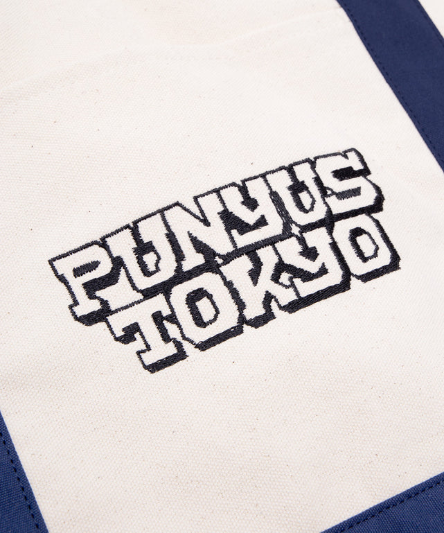 ロゴ刺繍キャンバストートバッグ