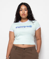 PUNYUSロゴピチリンガーTシャツ