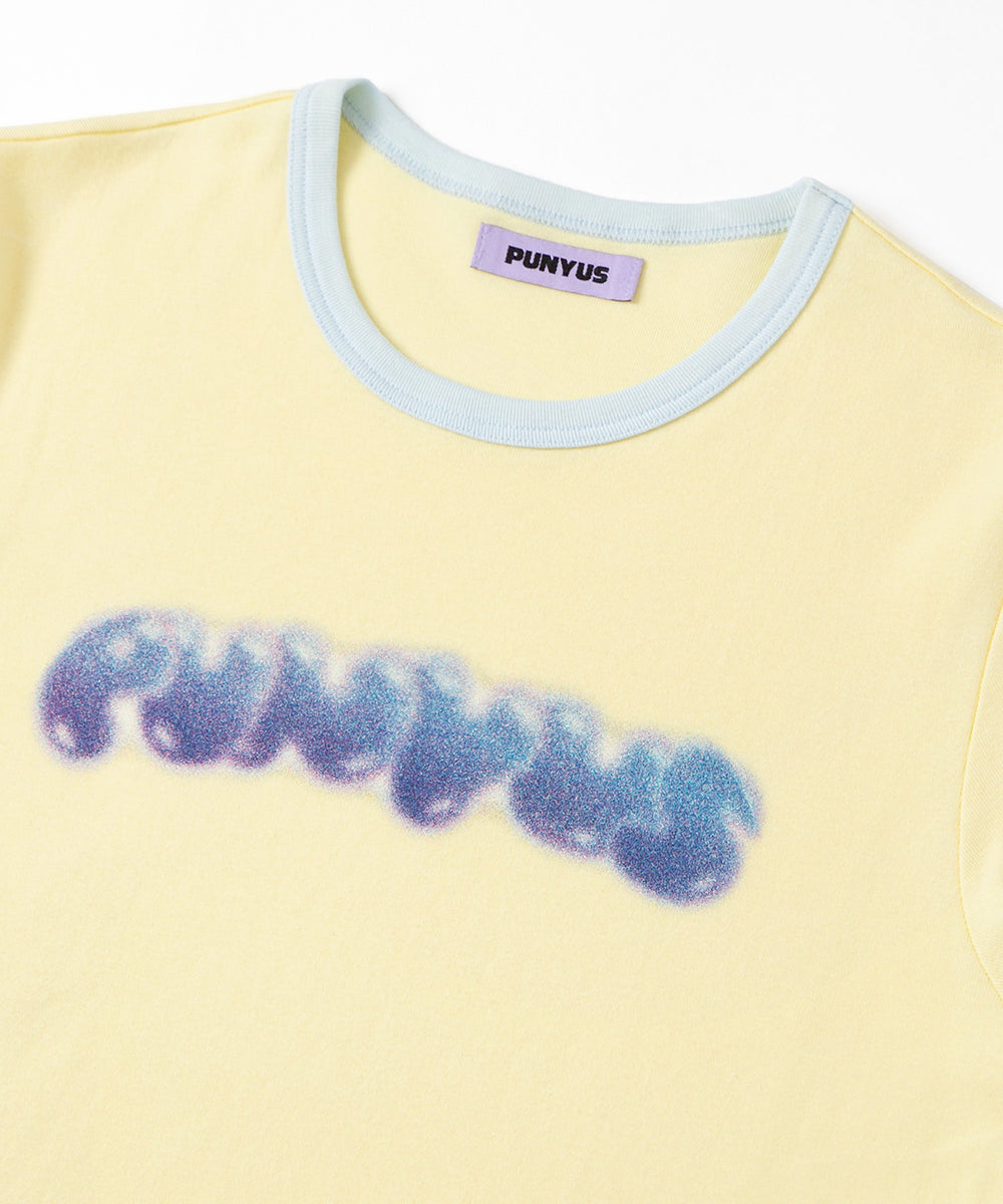 PUNYUSロゴピチリンガーTシャツ