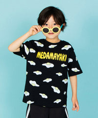 キッズサイズフード総柄Tシャツ