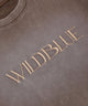WILD BLUE　グラフィックブリーチTシャツ