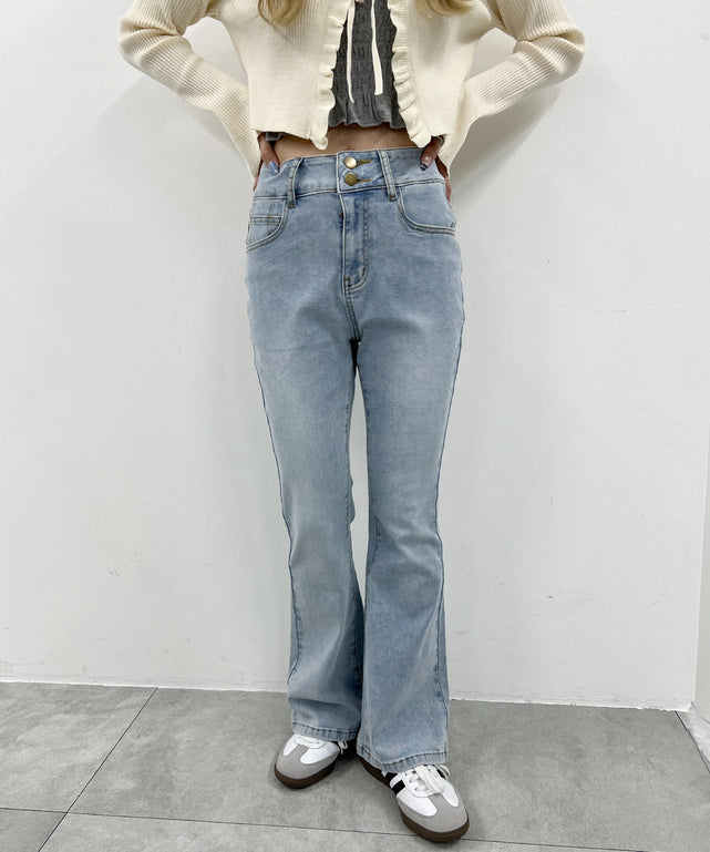 ストレッチフレアパンツ