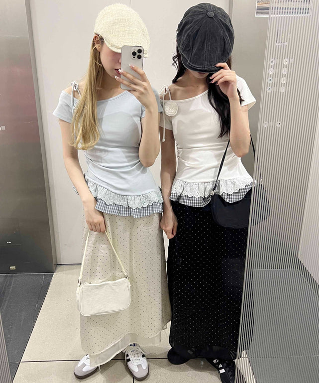 ホワイト モデル：157㎝ F着用