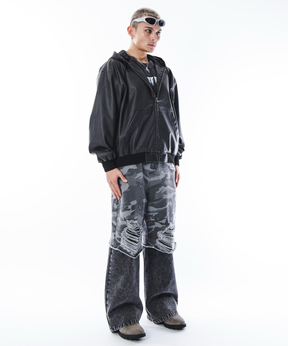ブラック　モデル：180cm L着用