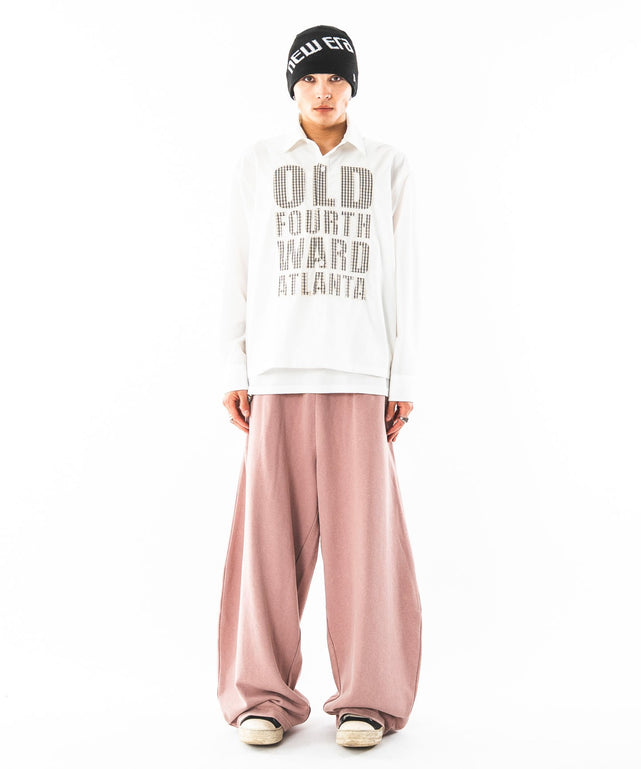 ピンク モデル：180cm L着用