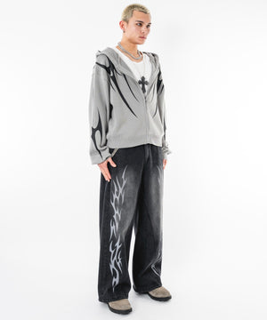 グレー モデル：180cm L着用