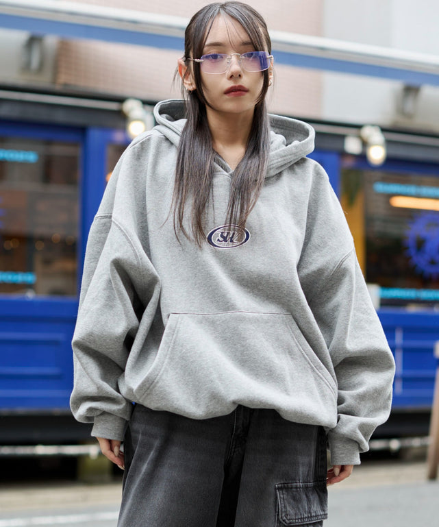 杢グレー　モデル：159cm L着用