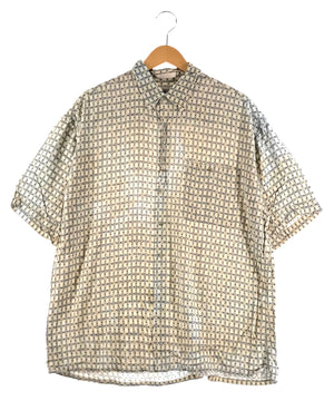 CAMPIA MODA 半袖柄シャツ