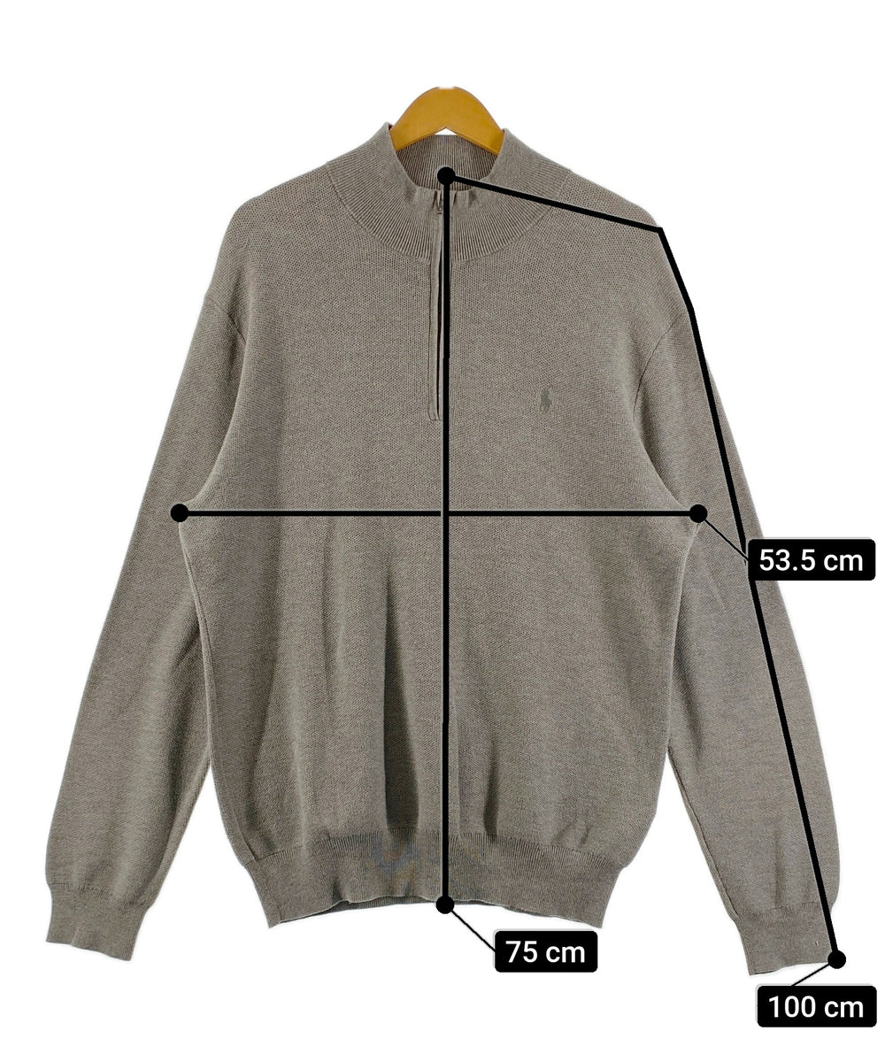 Ralph LaurenブランドハーフZIPニット