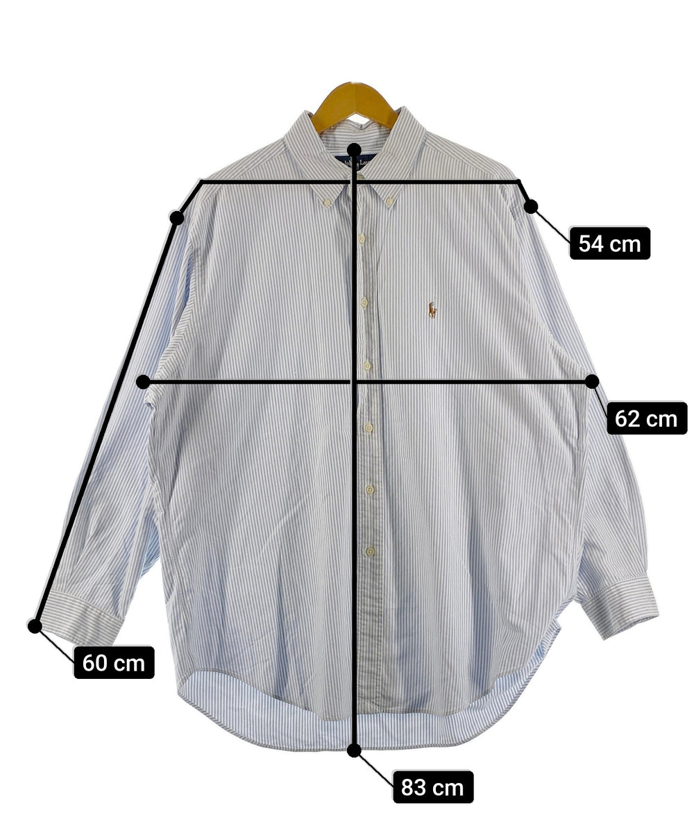 Ralph Laurenストライプブランドシャツ