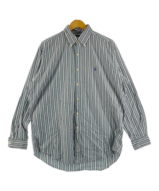 Ralph Laurenストライプブランドシャツ/Ralph Laurenストライプブランドシャツ
