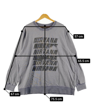 NIRVANA プリントスウェット