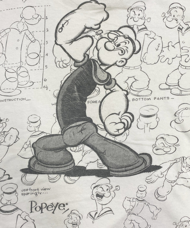 ポパイキャラクターTシャツ