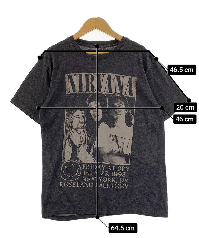 NIRVANAバンドTシャツ