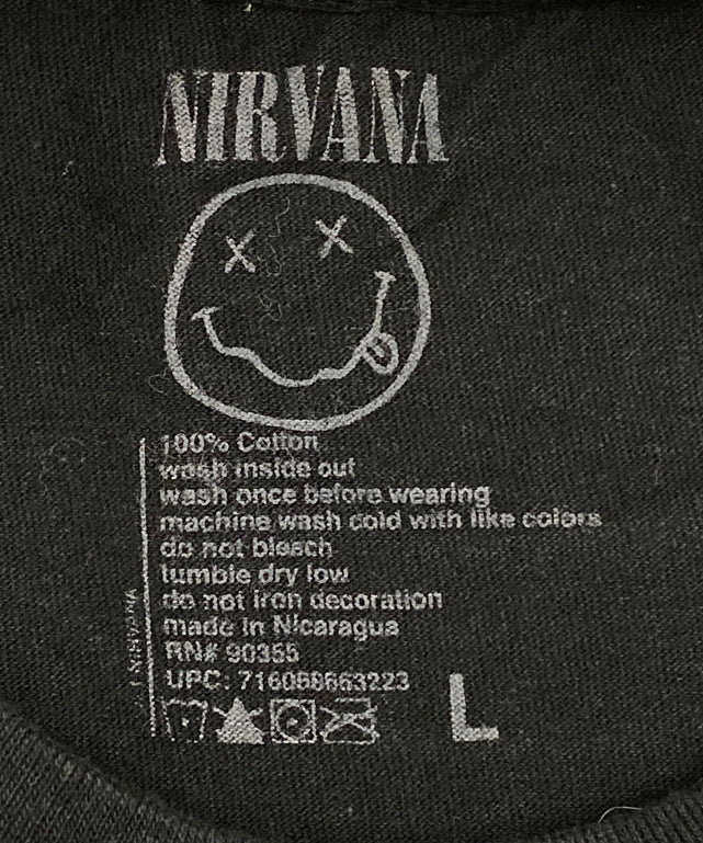 NIRVANAバンドTシャツ