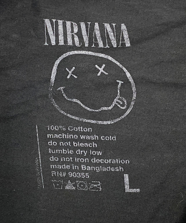 NIRVANAバンドTシャツ