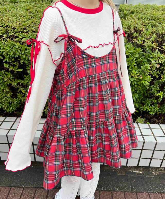 レッド モデル160㎝ F着用