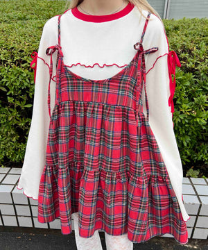レッド モデル160㎝ F着用