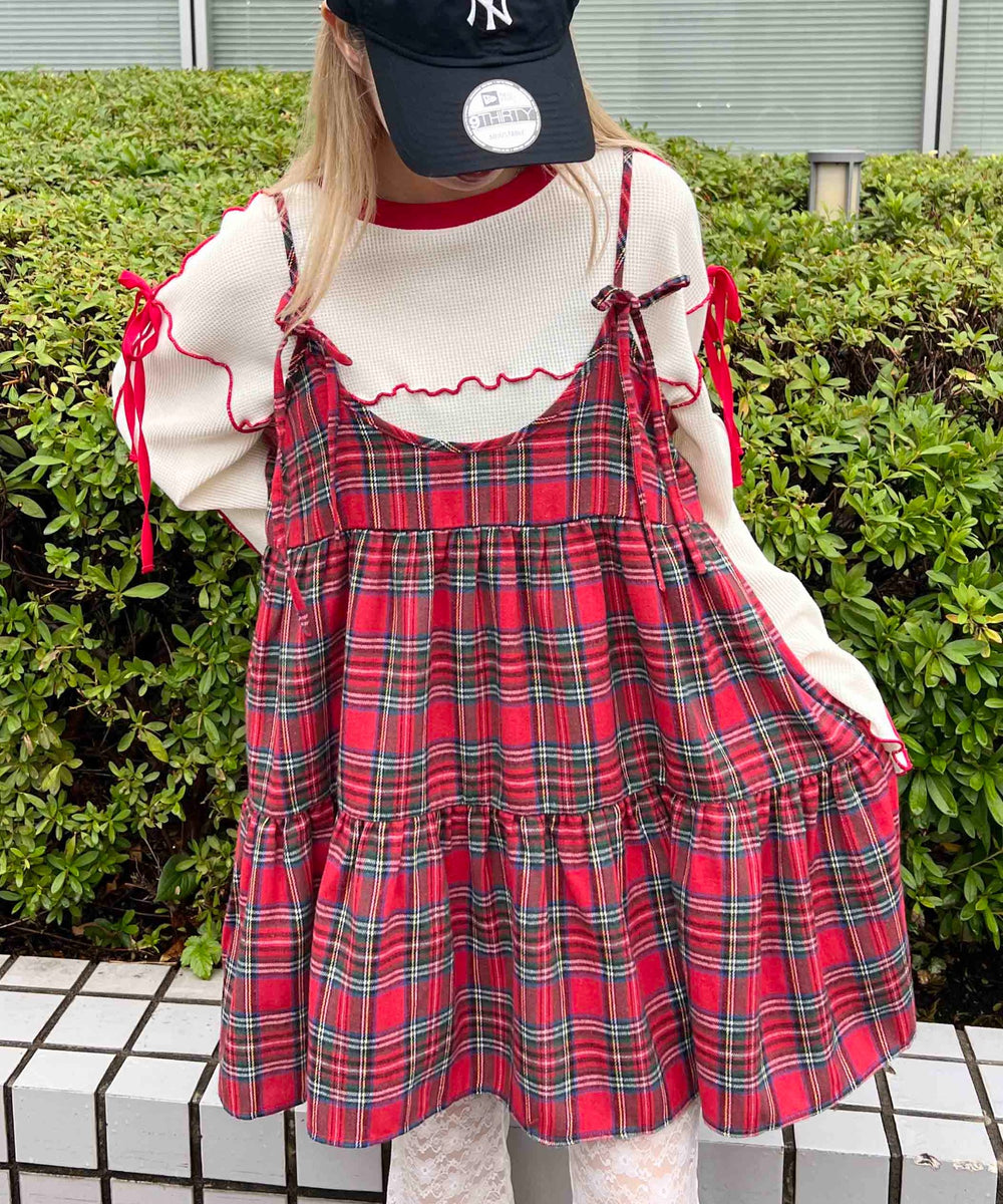 レッド モデル160㎝ F着用
