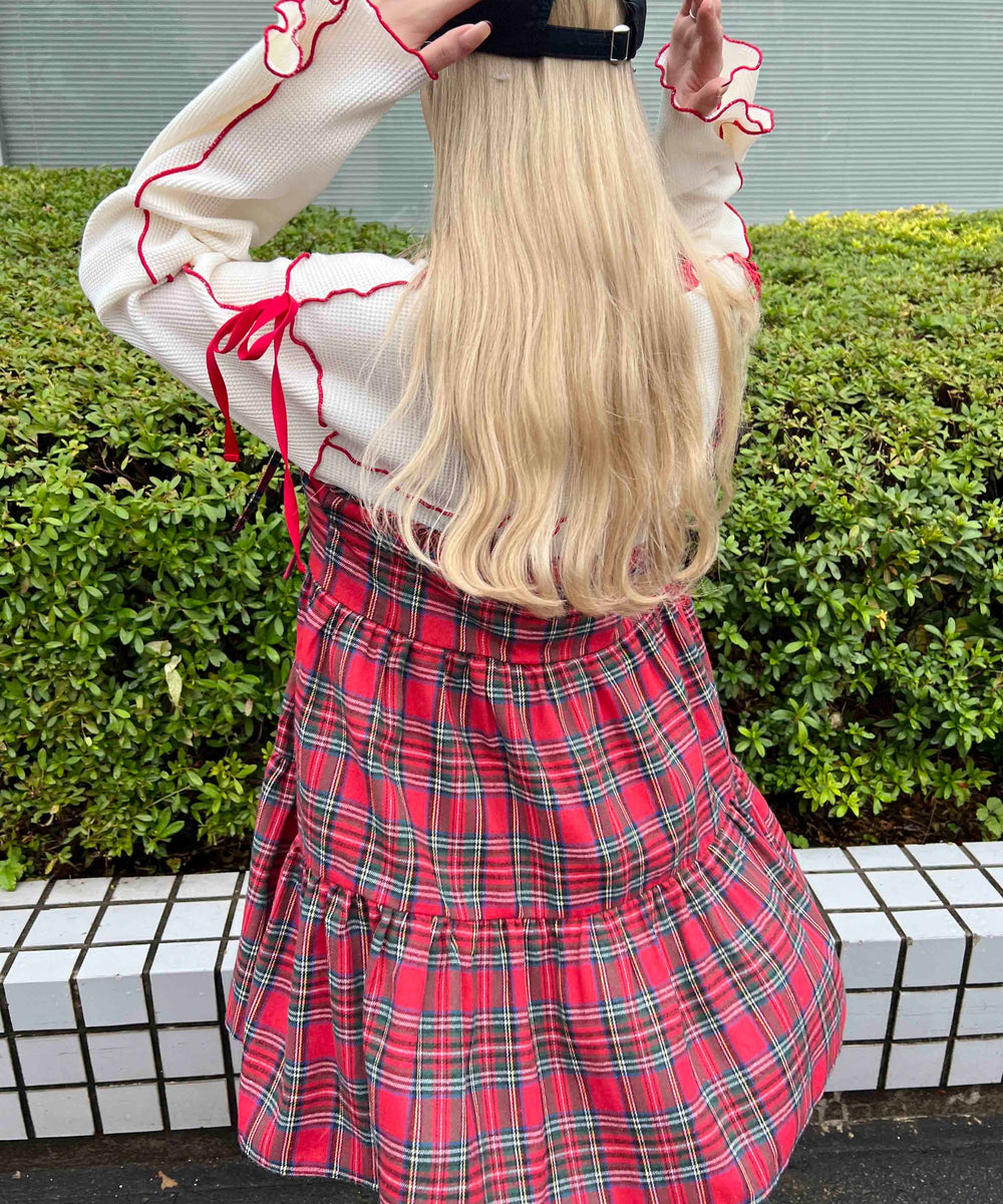 レッド モデル160㎝ F着用