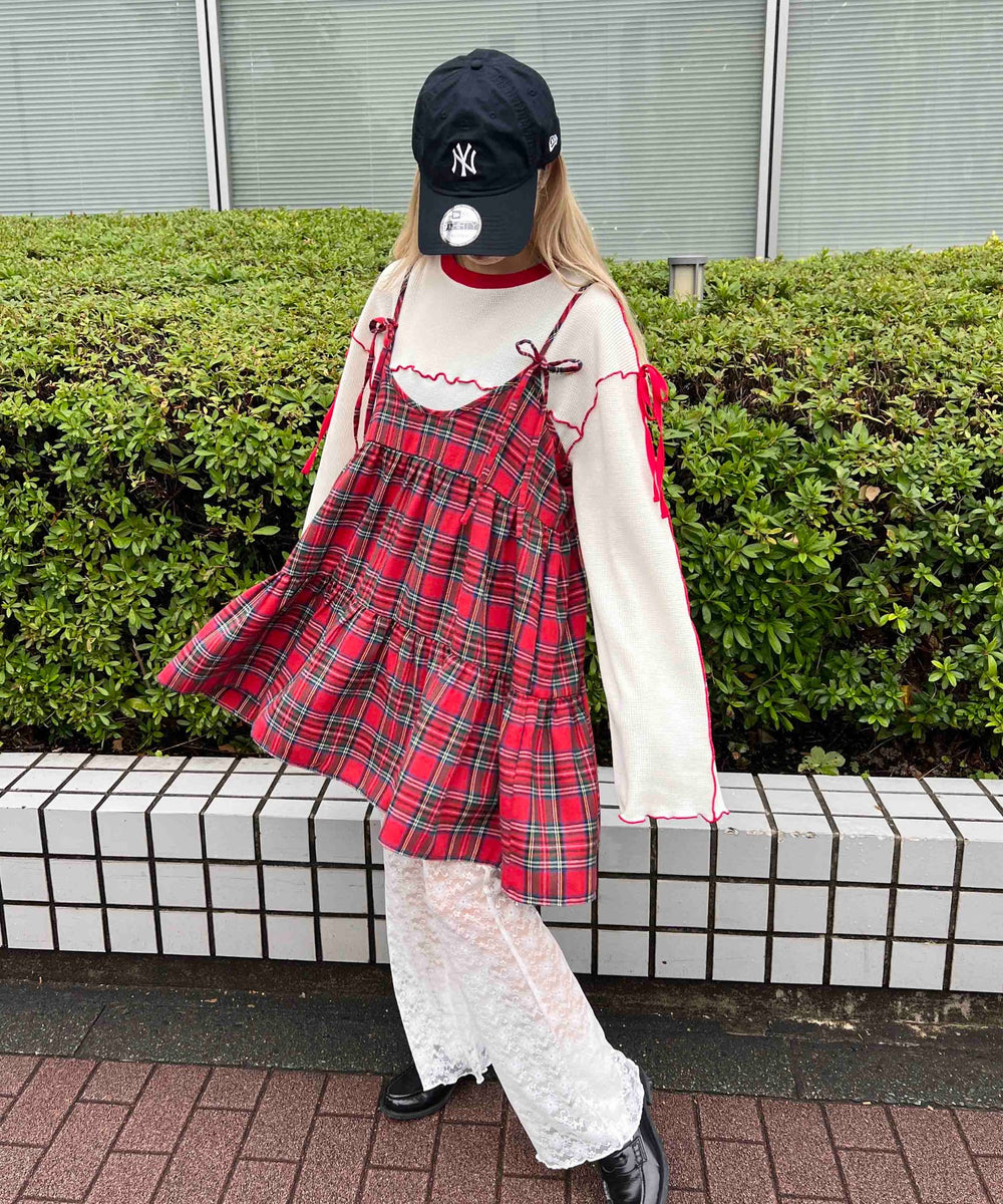 レッド モデル160㎝ F着用