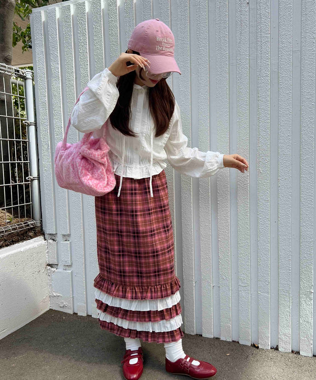 ピンクモデル：155㎝ F着用