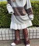 ヘムフリルレースパンツ
