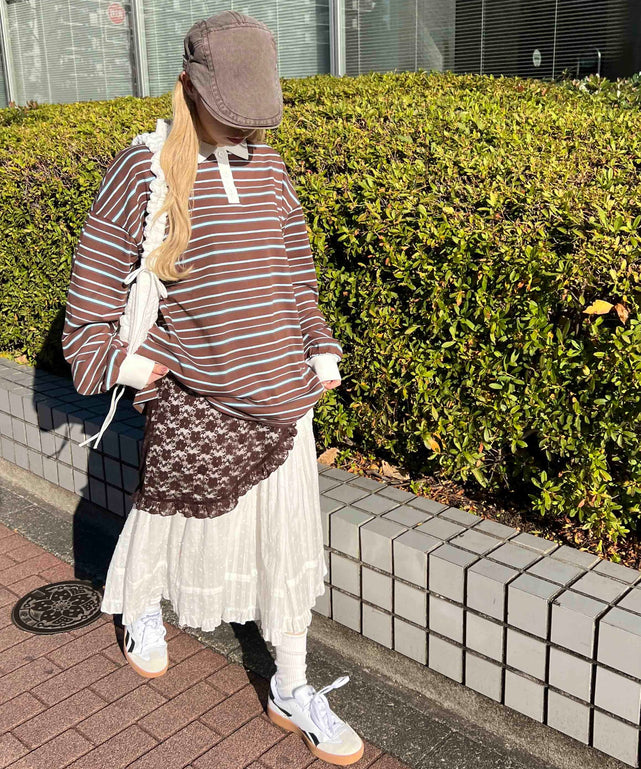 ブラウン モデル：160㎝ F着用