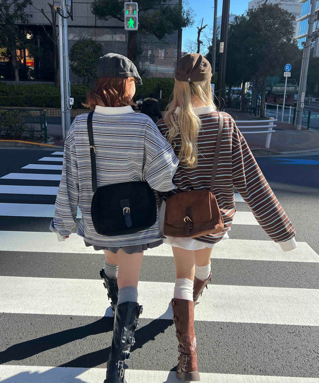 マルチボーダービッグポロシャツ