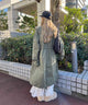カーキ モデル：160㎝ Mサイズ着用