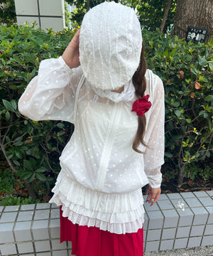 ホワイト モデル：155㎝ F着用