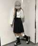 ホワイト モデル：160㎝ F着用