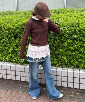 ブラウン モデル：155㎝ F着用