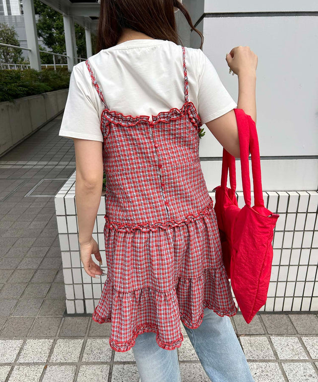 レッド モデル：154㎝ F着用