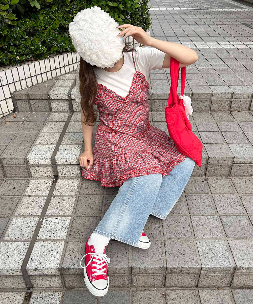 レッド モデル：154㎝ F着用