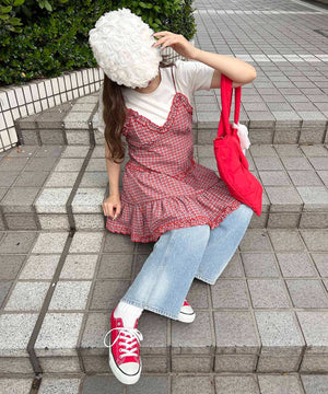 レッド モデル：154㎝ F着用