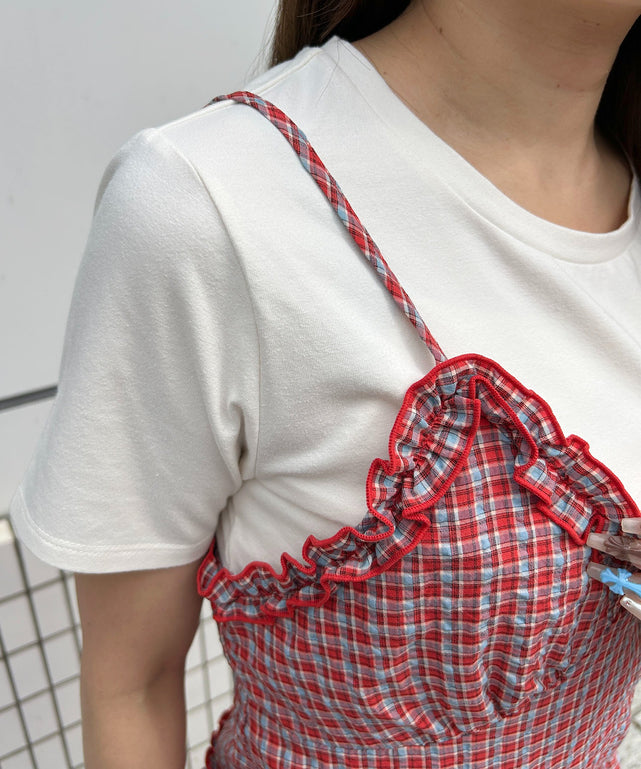 レッド モデル：154㎝ F着用