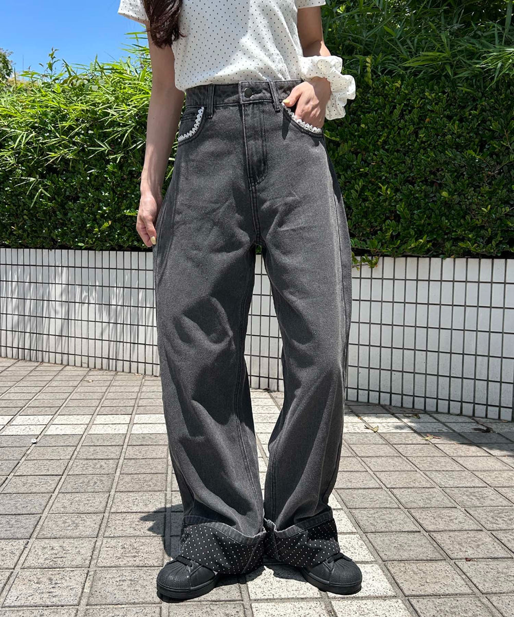 デニムブラック モデル：155㎝ F着用